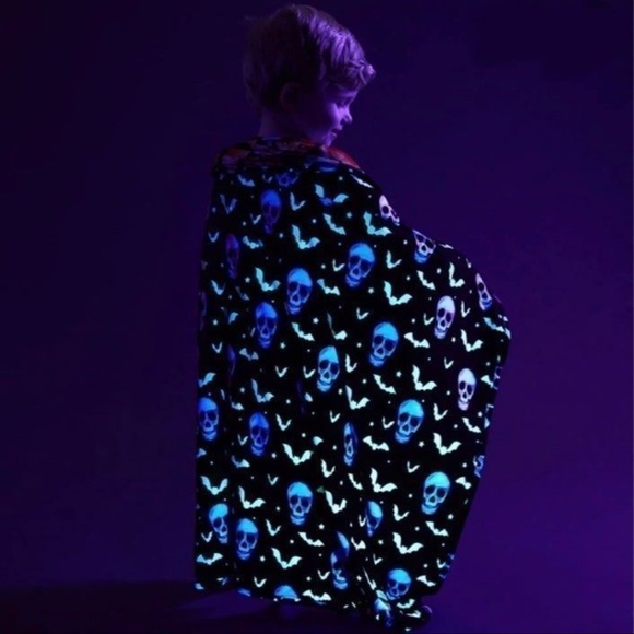 POSH PEANUT PATOO HALLOWEEN SKELLY HITCH BATS SKULLS PUMPKINS GLOW IN THE DARK - Picture 6 of 7